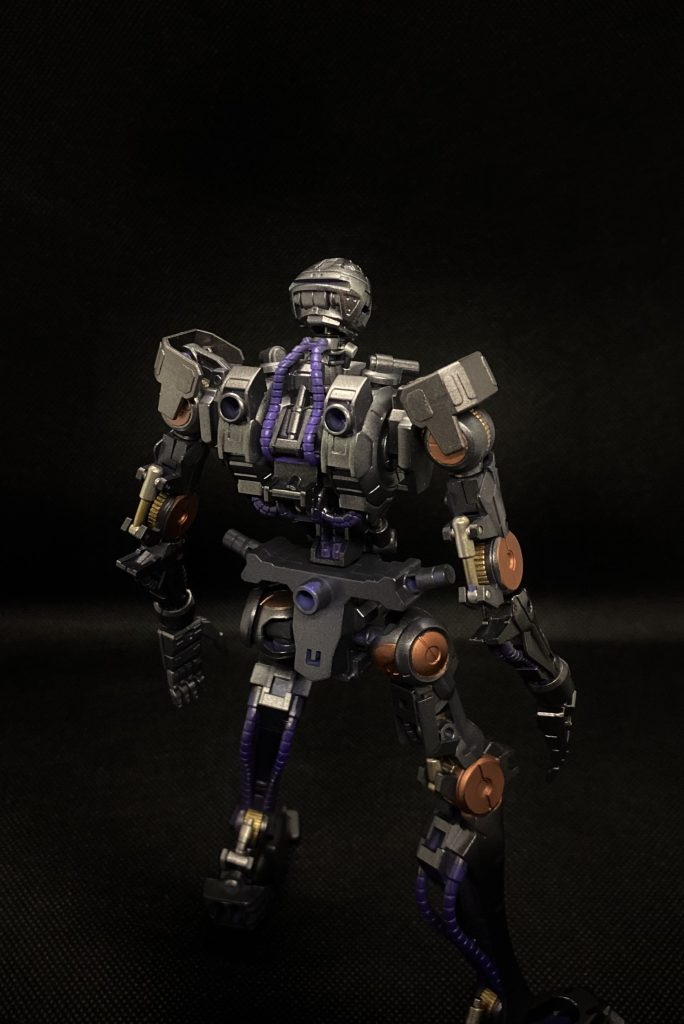 内部フレームその２使用塗料 C（クレオス）G（ガイアカラー）ガンダムフレーム下地　メカサフスーパーヘビィスターブライトアイアン(G)カッパー(C)ブライトゴールド(G)パープル(C)