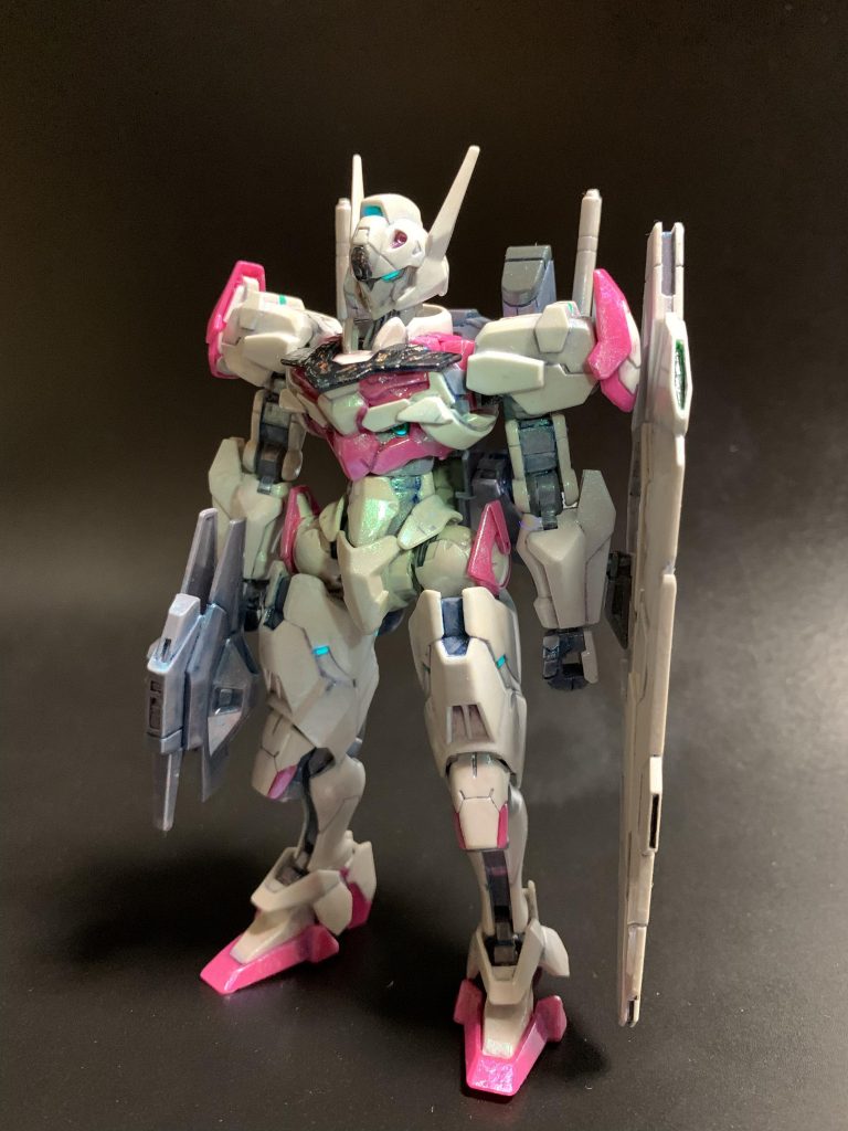素立ちです、ガイア蛍光でブラックライトで光らせました。