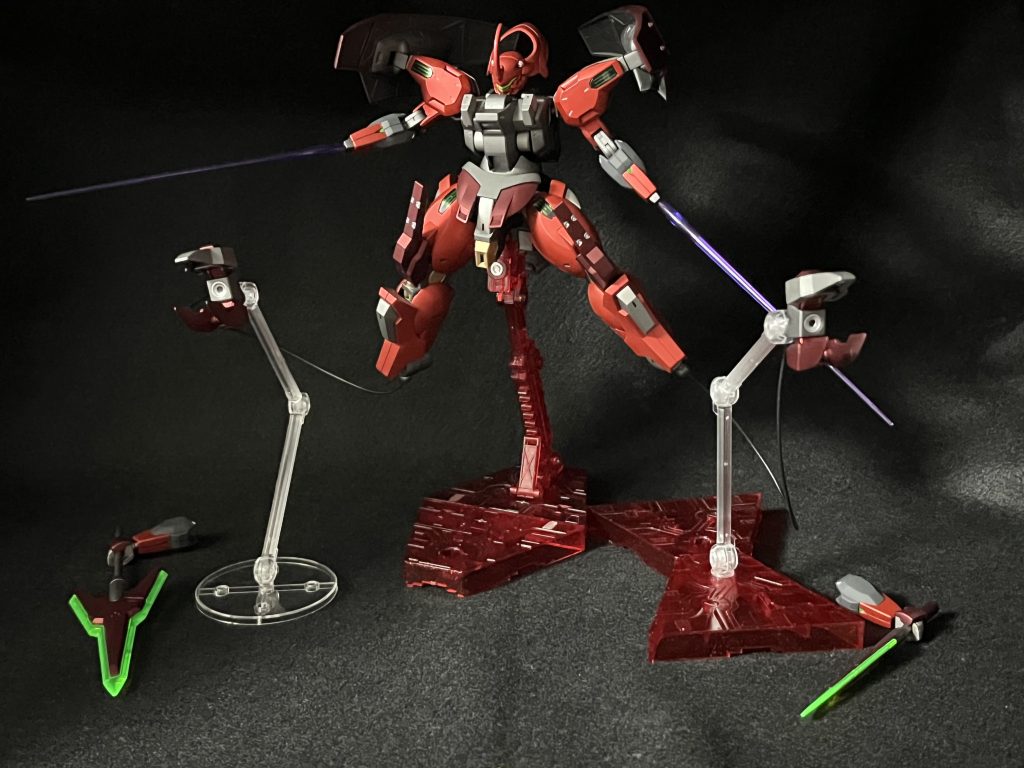 アームが足りないので足だけ飛ばしました。全部飛ばして飾りたい!ヽ(;▽;)ノ