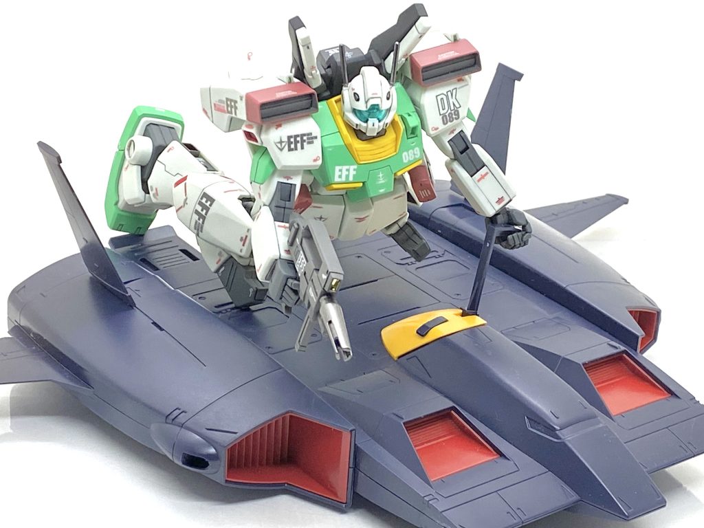 素組みですがドダイ改に乗せてみました。