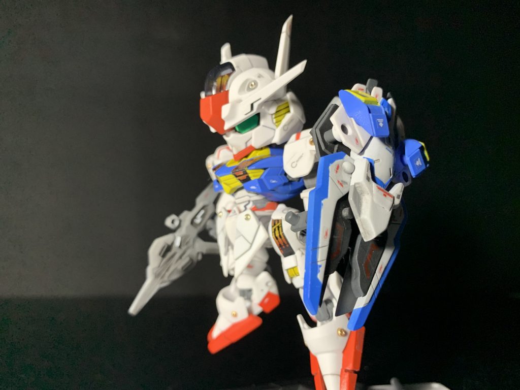 アクションベースにも設置できます。エアリアルは浮遊がよく似合います。