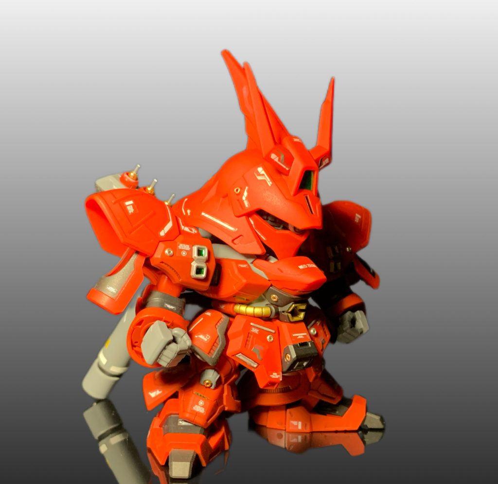 BB戦士サザビー＋ロングライフル–2枚目/制作者：ミヤさん