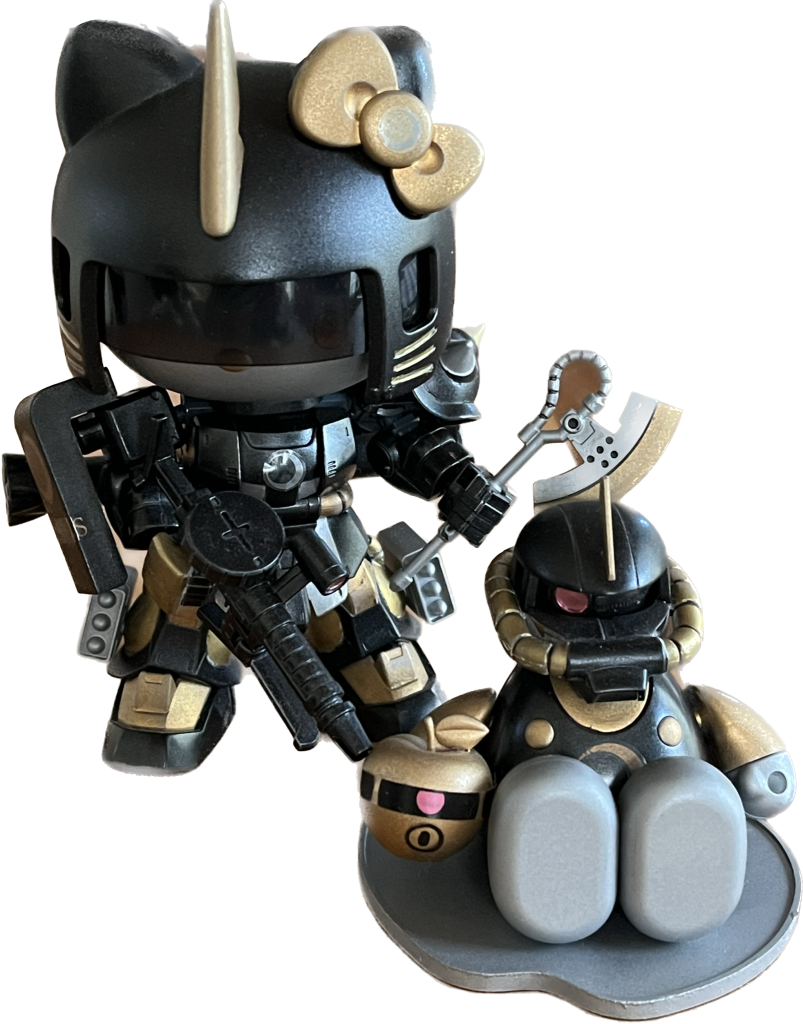 キティボディーにザクヘッドは合わないね…