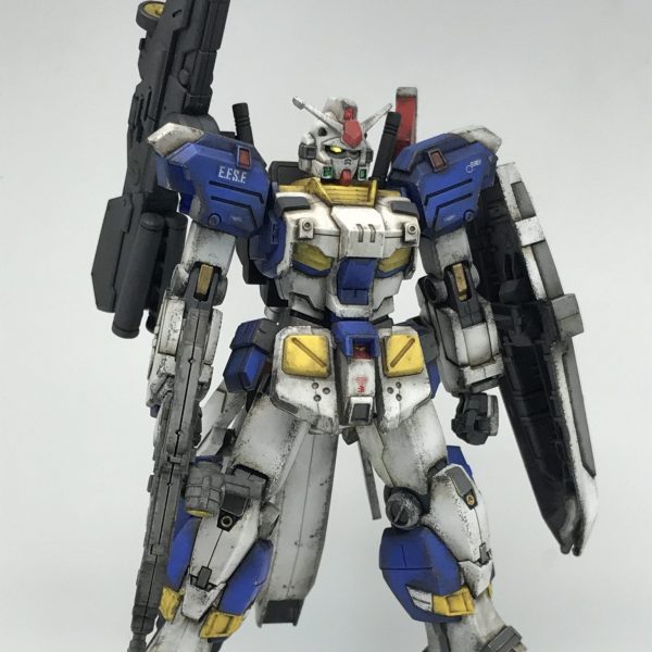 HG フルアーマーガンダム7号機 無塗装 お手軽ウェザリング