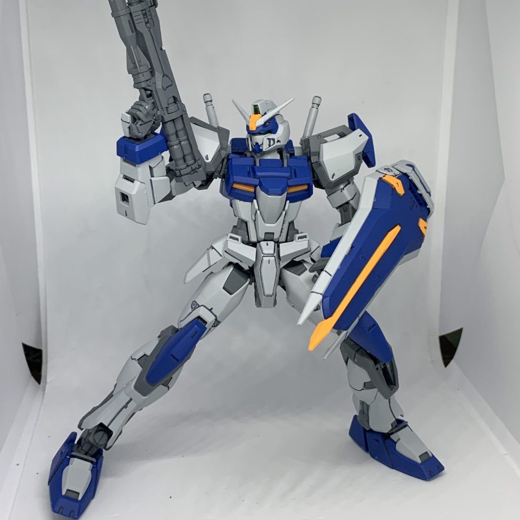 ガンプラジャンクmg　1/100　　　　　　デュエルガンダム　※ほぼ素組み ガンプラ】MG 1/100 デュエルガンダム アサルトシュラウド