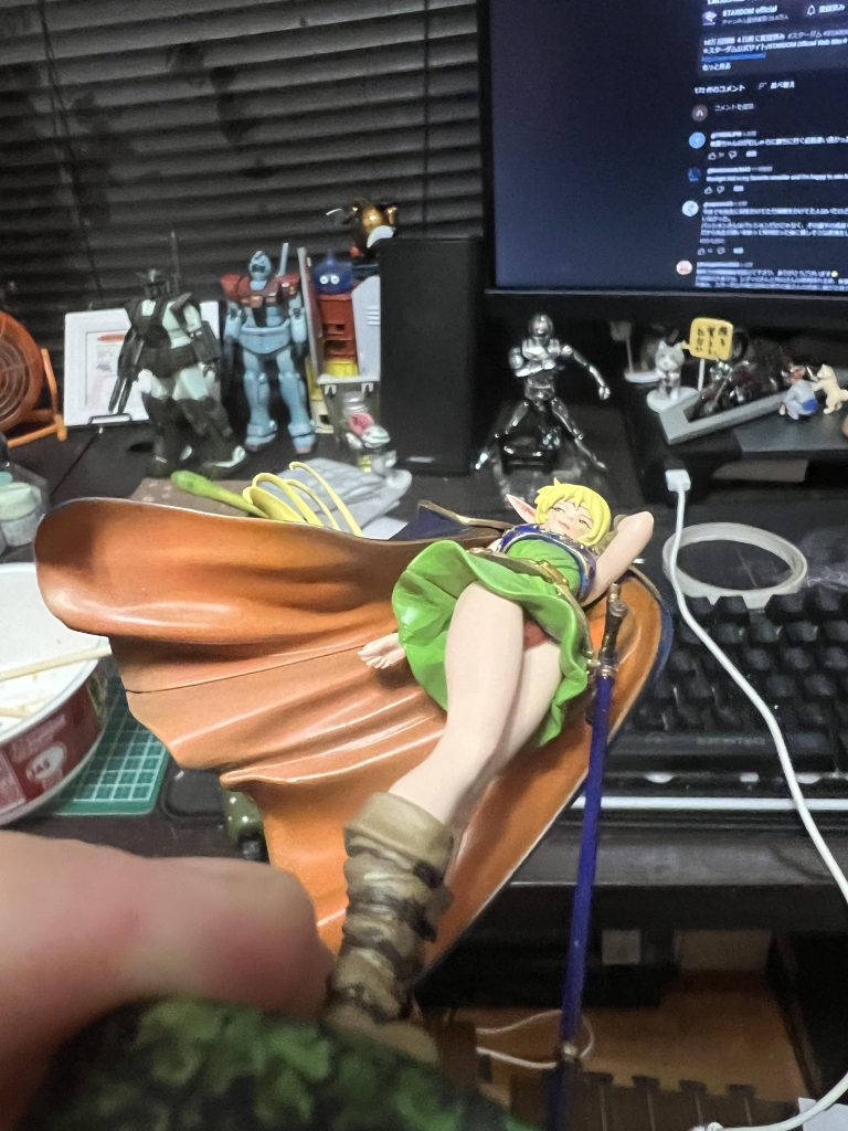 塗装してた日に嫁が赤いパンツを履いてたからそれを真似て赤に塗ったのは秘密（笑）