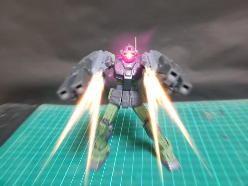 シールド内のマシンガン発射