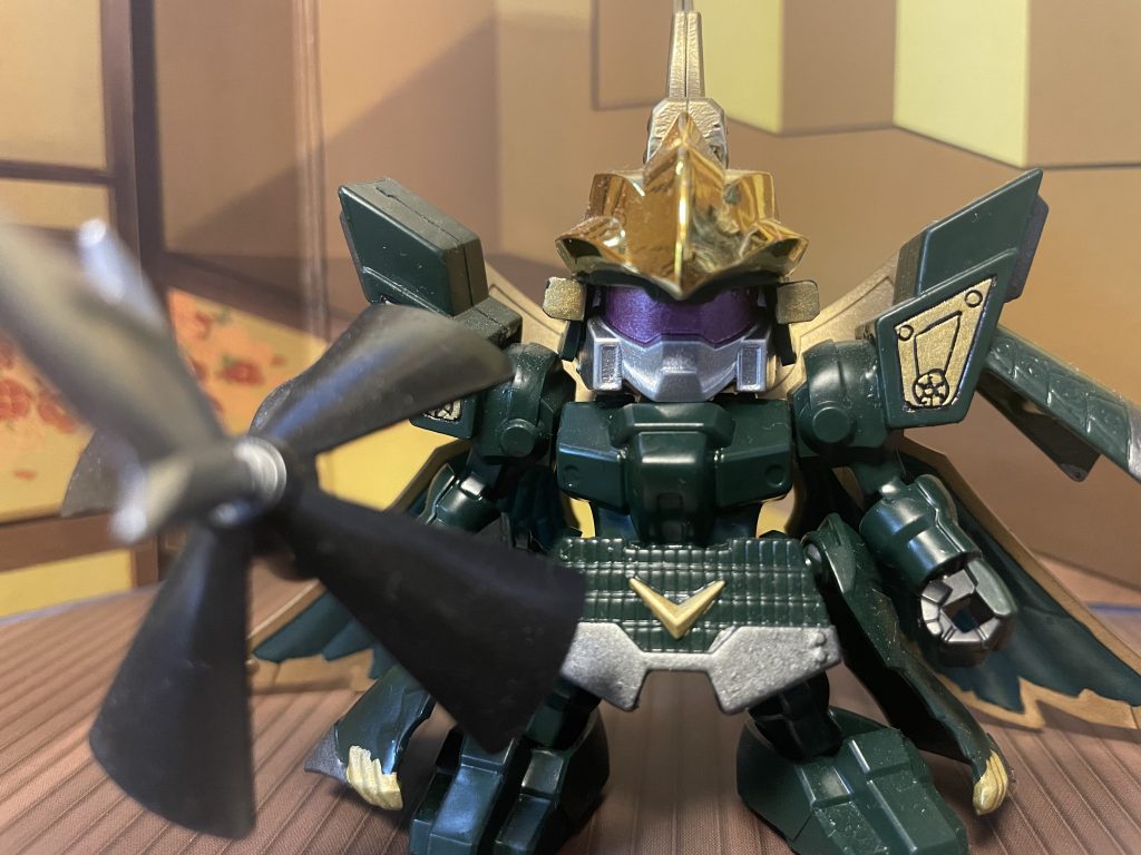 最後は鳥っぽいイメージで！迅風のあのパーツ印象強いね…