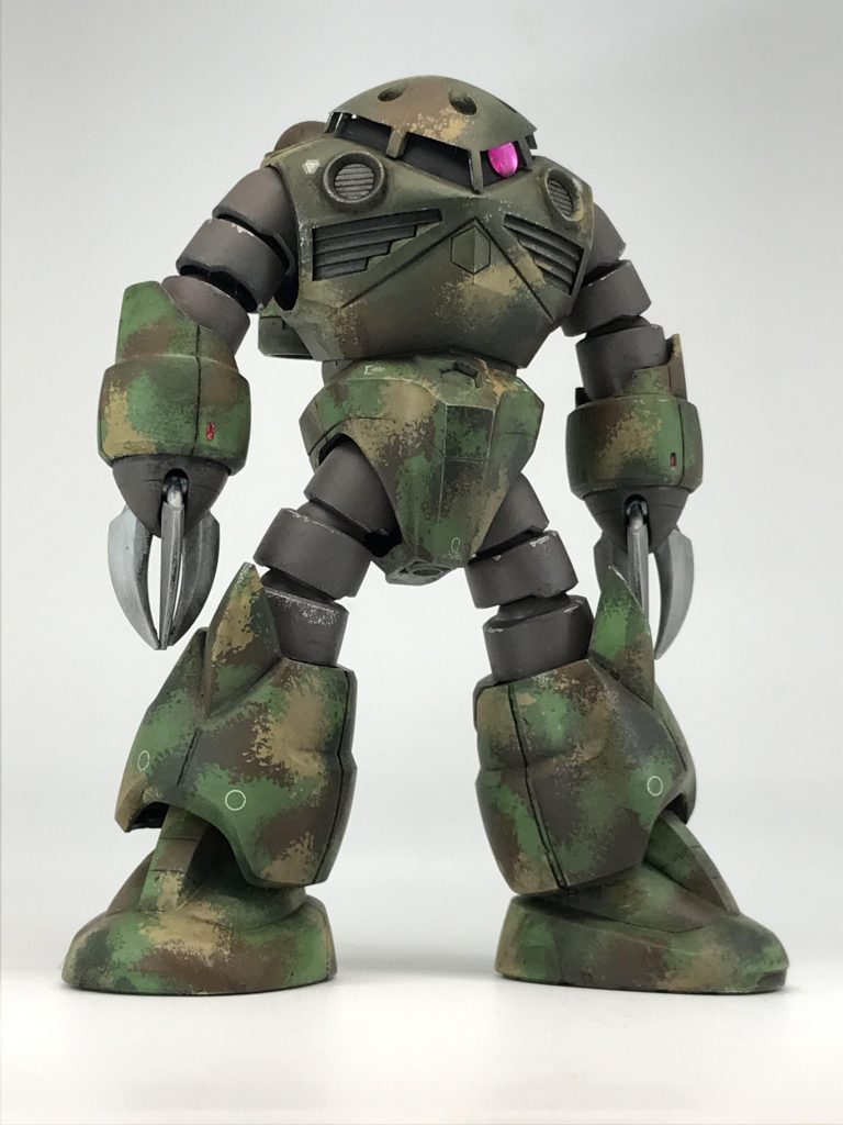 HG ズゴック 森林迷彩仕様 & お手軽ジオラマ–5枚目/制作者:tamama