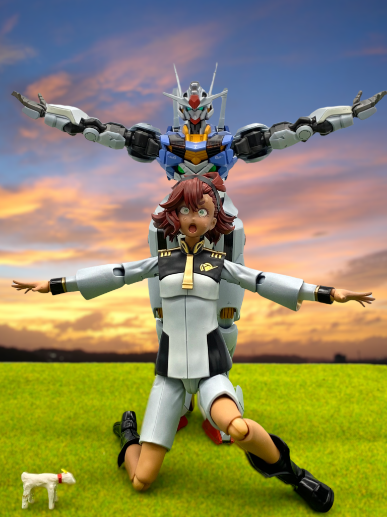 例のプロモーションなら無加工でほど良いサイズです。上手く撮りたくなって難しいですねコレ…背景だけ合成です。