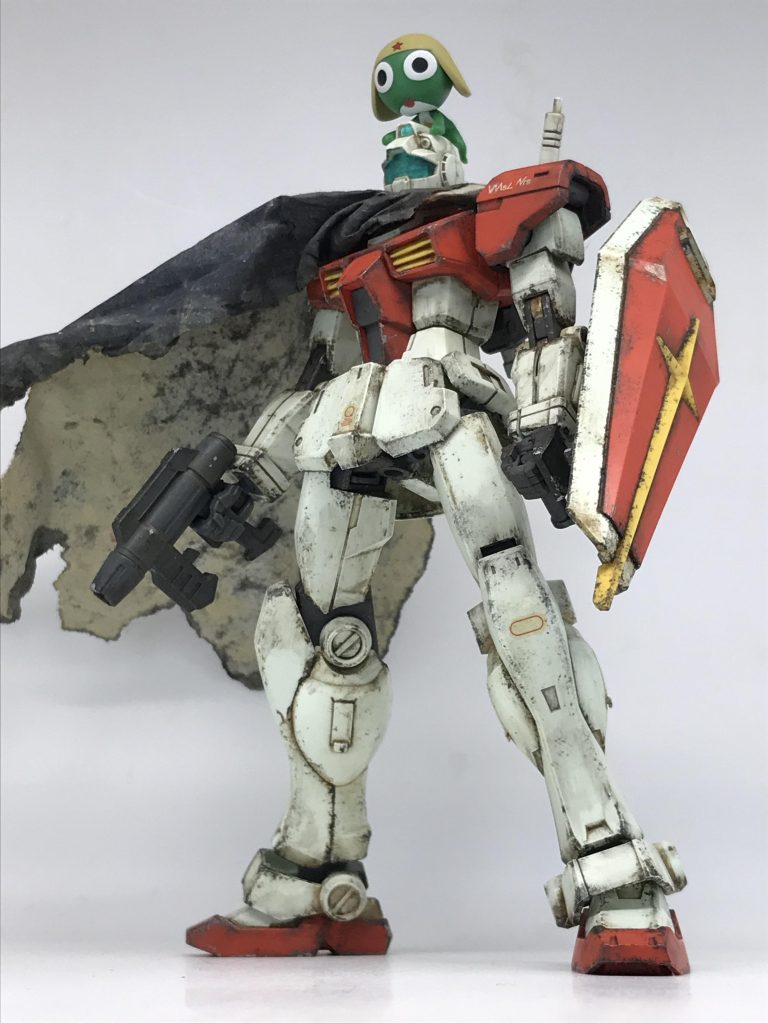 今回はちゃんと乗れたであります!←乗れてないマント作るよりこの記事書く方が10倍時間がかかってるであります!!🐸 ↓MSマントシリーズ第二弾はこちらからhttps://gumpla.jp/hg/1259759