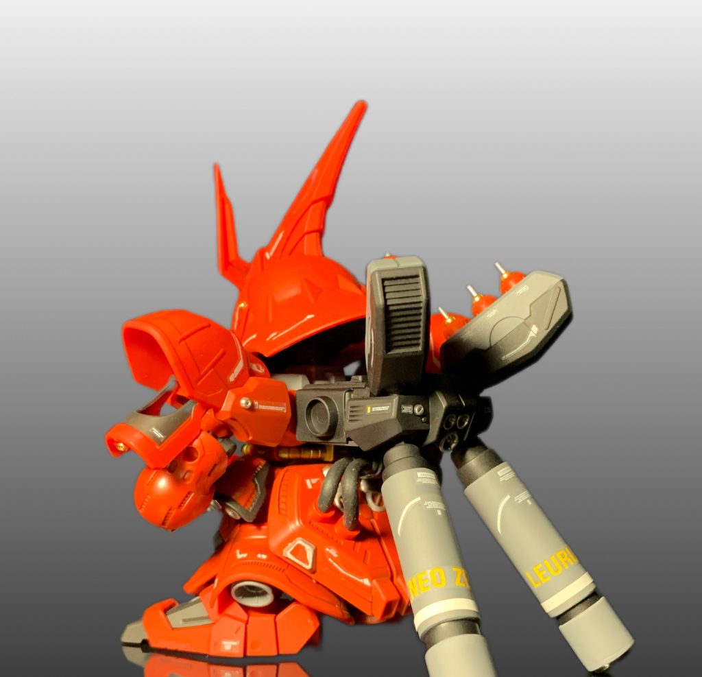 BB戦士サザビー＋ロングライフル–3枚目/制作者：ミヤさん