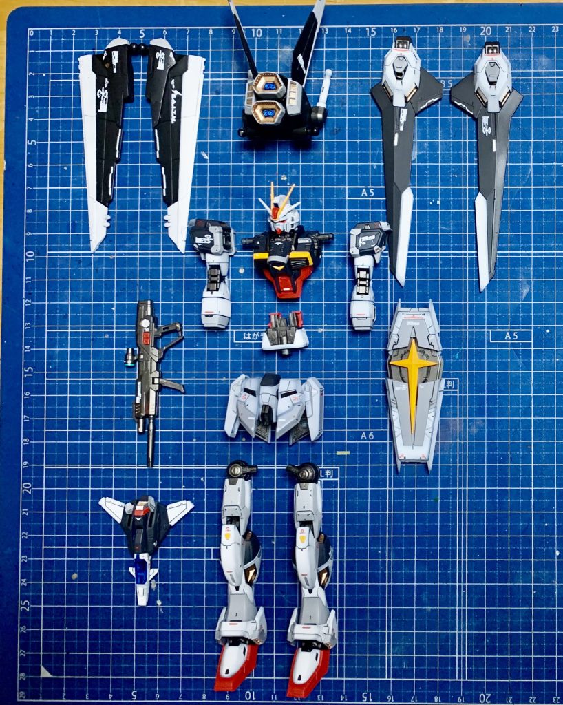 フォースインパルス（オリジナルカラー）トップコート完了組立前