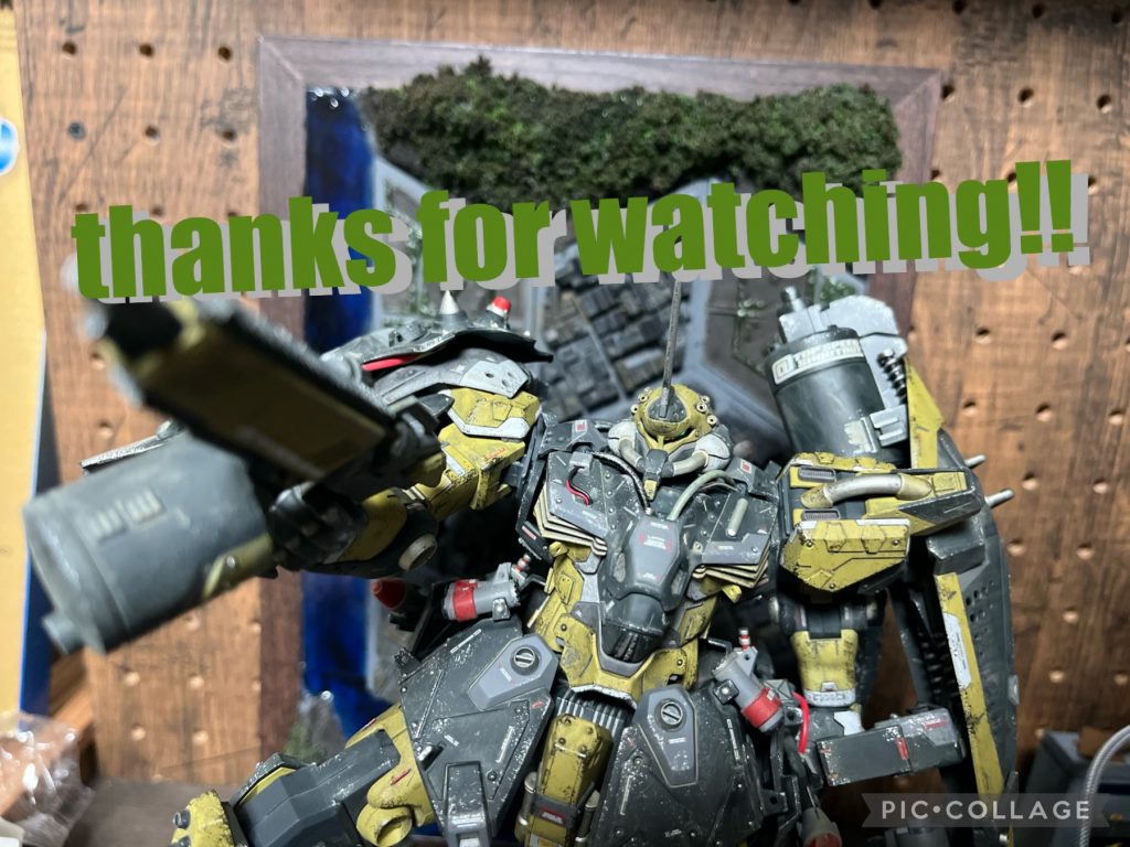 そんな感じでメッサーF01型、終了となります。ちゃんとしたエアブラシの導入で機体カラーにこだわることができたり、塗り分けがしやすくなったり、表現の幅が広がり、今後のディテールアップの主力になりそうな表現を見つけたりと収穫の多い作品となりました。また、今作からTwitterに進捗をあげたりしていたのですが、ガンスタでもフォローさせてもらってる人達がフォローしてくれたりいいねをくれたり、上げてる作品みてガンプラのグループに勧誘してくれる方がいたりとモデラーとしての活動がまた一つステップアップしたなぁと感じています。年内もう1作品投稿予定です!今年もまだよろしくお願いします!!ご覧いただきありがとうございました😊