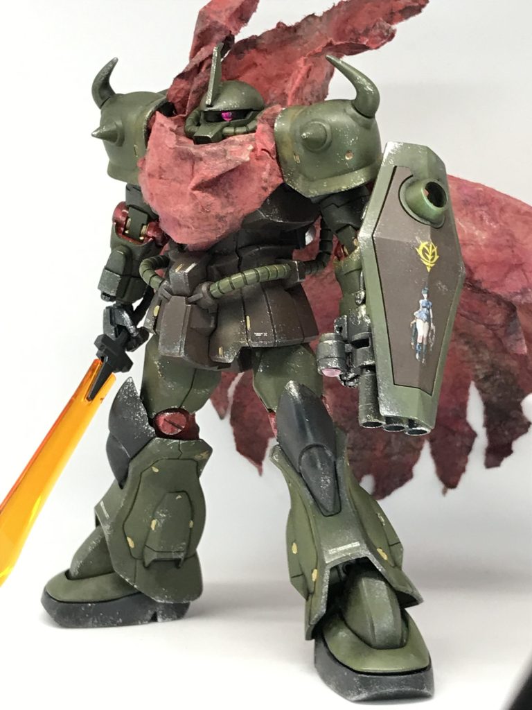 石川賢先生と言えばゲッターロボ!ゲッターといえば赤マント!!という事でマントは赤くしてみました😋