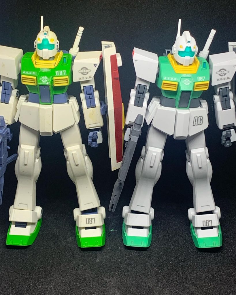 7年前くらいに作ったもの(左側)との比較。