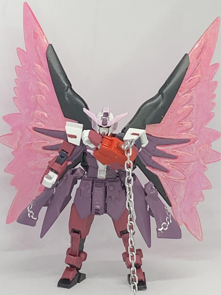 輿水幸子ガンダムでした。クレオスの新色がうまくハマってくれました。レイ専用パープルで塗った頭部も良いですね。まだまだ作っていきます。