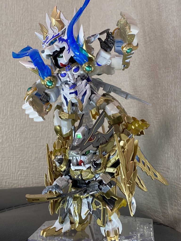 以前作った龍さんと一緒に