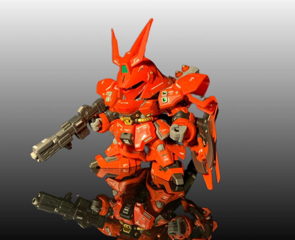 BB戦士サザビー＋ロングライフル–5枚目/制作者：ミヤさん