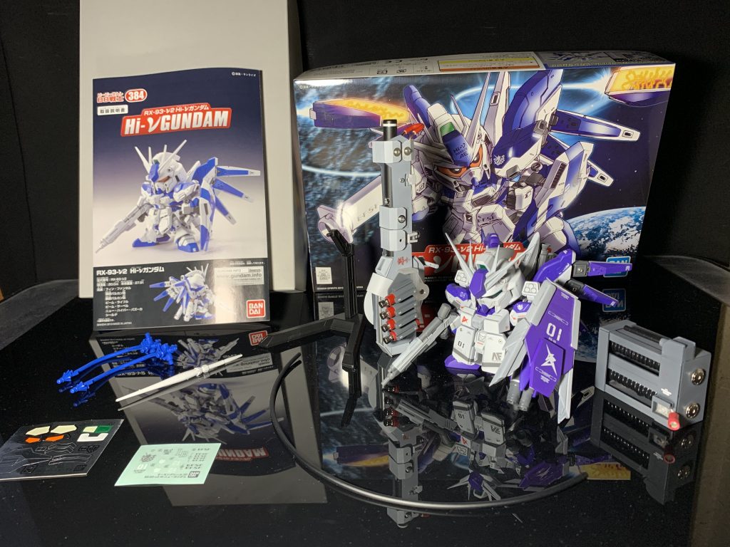 以上、 BB戦士Hiνガンダム改修品のご紹介でした。とても出来のいいキットなので、製作していてとても楽しかったです。最後まで閲覧いただき、ありがとうございます。