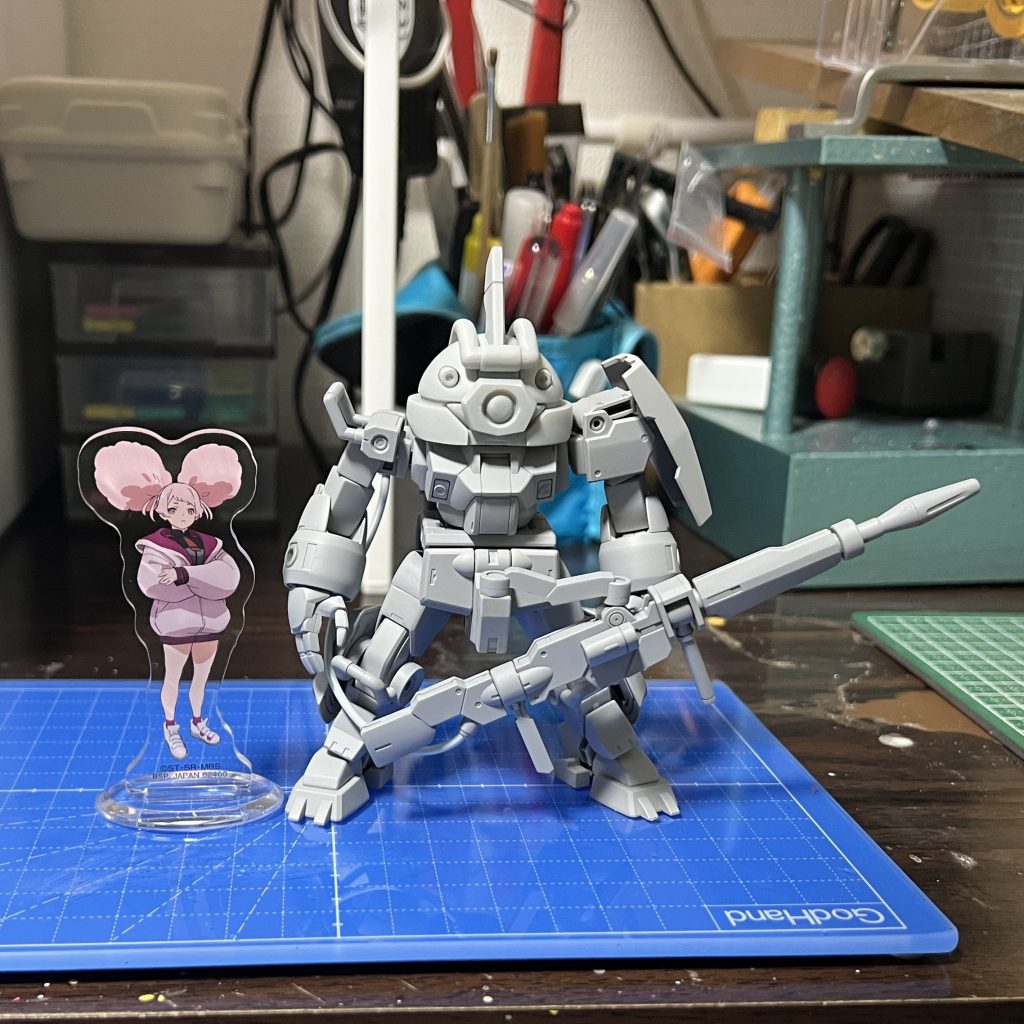 サフです。一番くじのチュチュのアクスタと並べています。