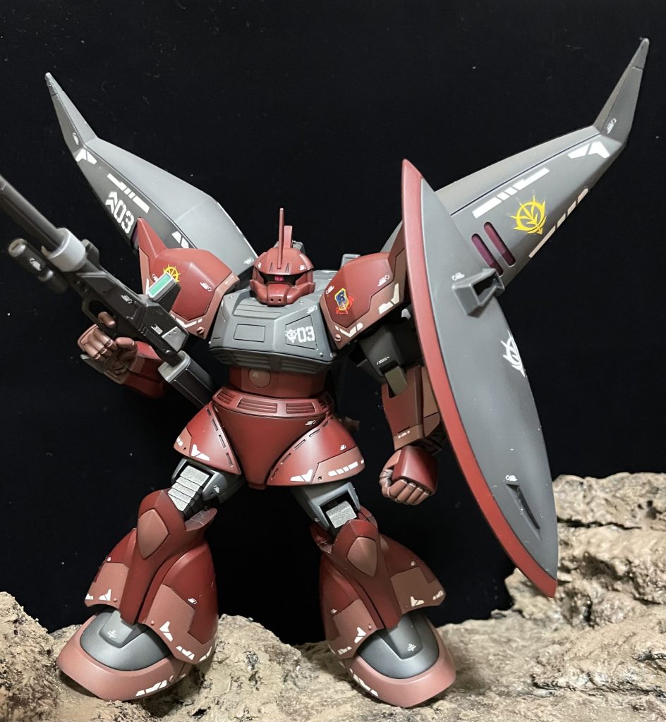 ディテールアップはスジ彫り追加とメタルパーツなどを使って凹凸感がハッキリする様にしてあります。