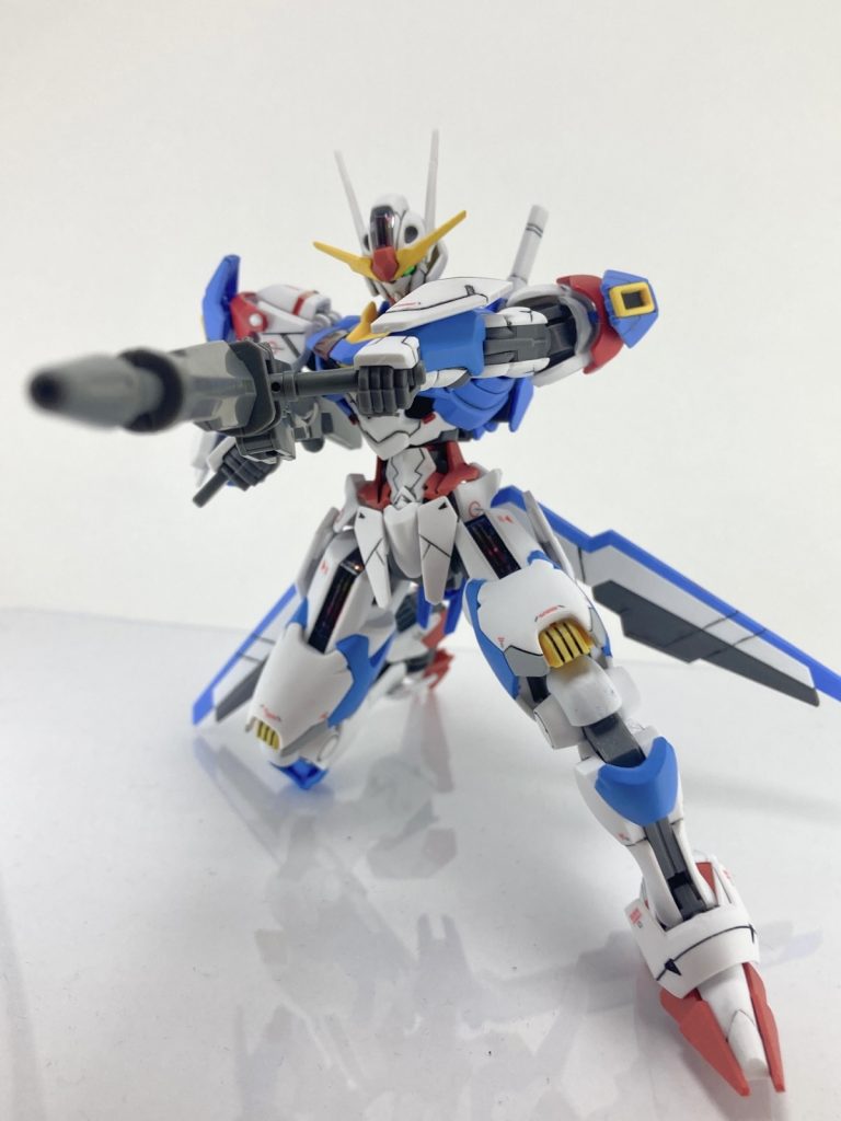 デミトレーナーの拡張武器セットを装備！武器は素組みのままです（笑）