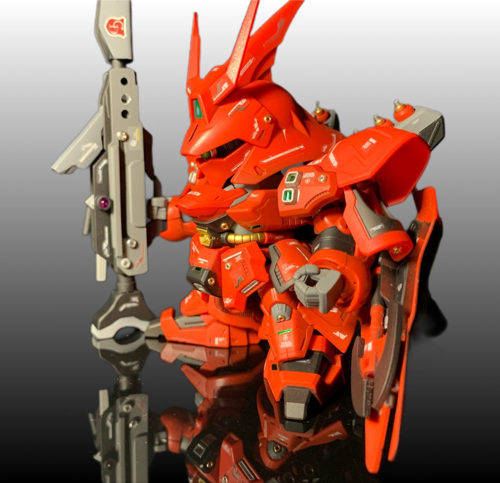 自作ロングライフル。ディテールはもう少しシンプルにすればよかったかと思ったりもします。