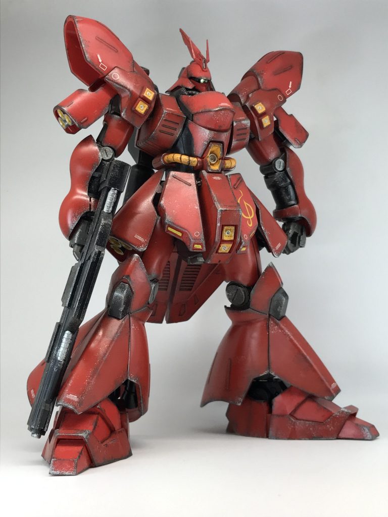 モノアイはお決まりのデコシールRGサザビーが凄くカッコよくて作製してみたいですが…きっと老眼の私には無理なのでHG サザビーで我慢😢