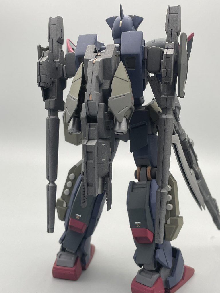 背面側バックパック:Gエグゼス ジャックエッジ横部キャノン砲×2:ヴィートルーウェポンズ背部大型キャノン:30mmマルチブースターユニット+30mmオプションユニット1ワチャワチャ改造を試みている様子は制作ストーリーに上げているので、もし良ければそちらもよろしくお願いします。