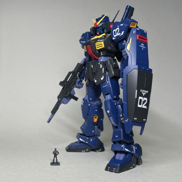 RG07 1/144ガンダムMk２ティターンズカラー（エコプラ、リバイブHGUCとの比較画像あり）