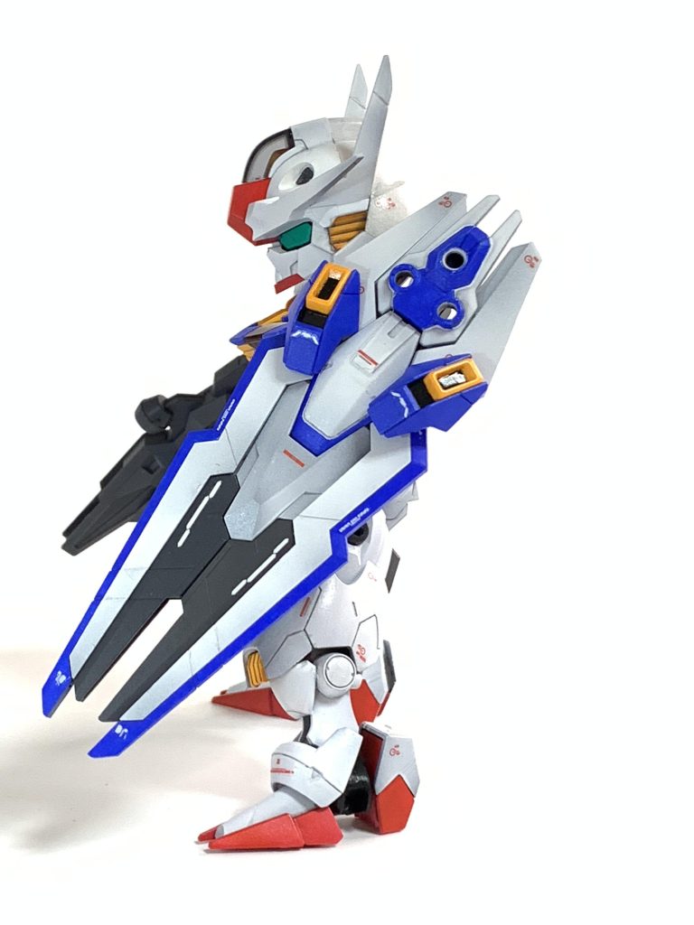 スタイルはいつものようにSDより気持ち高く、だけど高すぎず自分にとって馴染みのあるスパロボ風での作成を心がけました