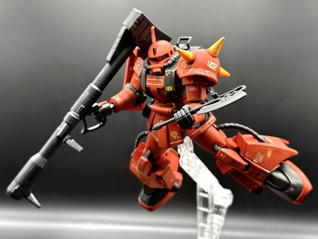 HGUC ジョニー・ライデン専用ザク–8枚目/制作者：macky