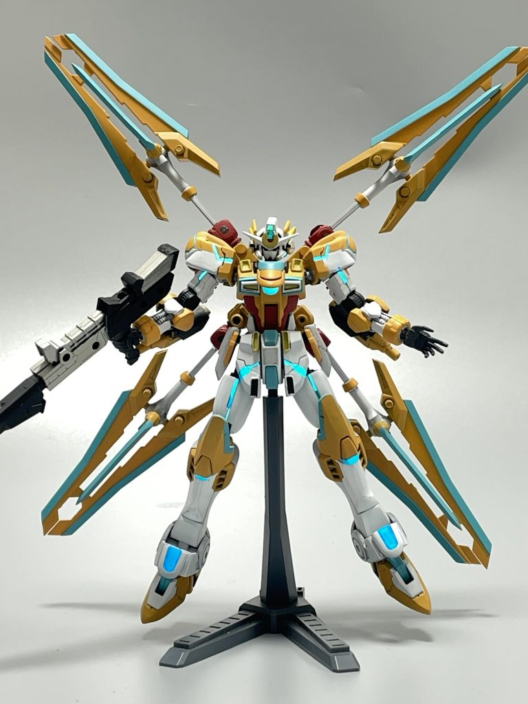 ガンブレードランスの組み替えで最大展開状態の再現です!