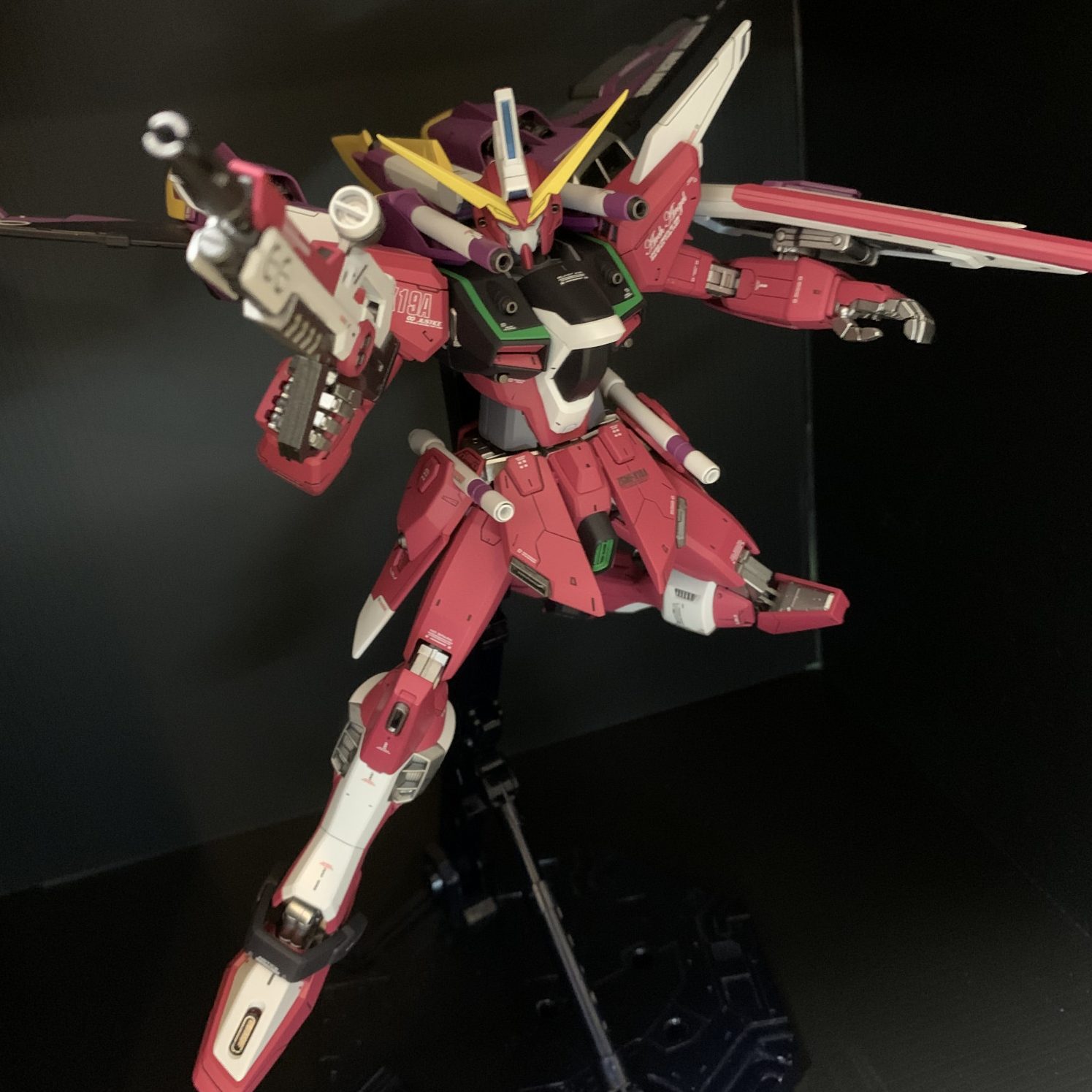 ガンプラ MG 1 100 ジャスティスガンダム ジャンク品 - プラモデル