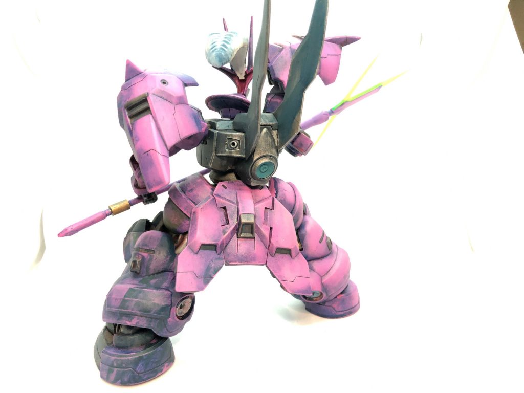 ディランザ(グエル専用機)　筆塗り全塗装–3枚目/制作者：さんそん