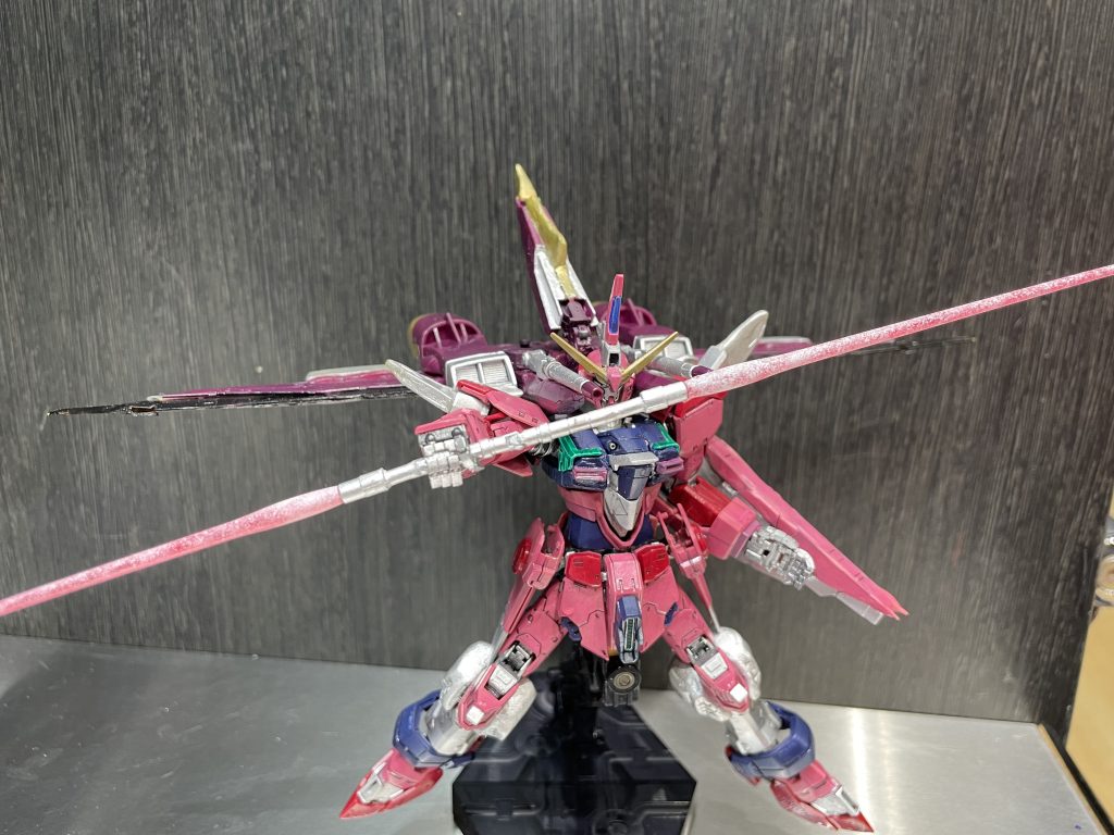 シュペールラケルタビームサーベルアンビデクストラス・ハルバードモードッ!これがやりたかった。