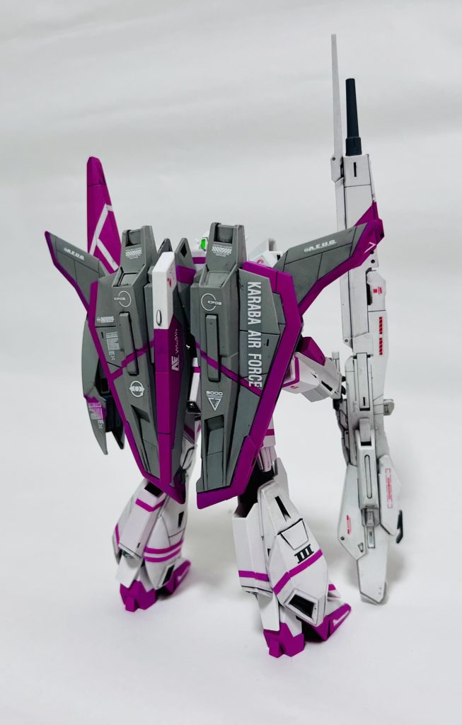 HG 1/144 GUNDAM EVOLVE../A ガンダムベース限定 MSZ-006-3 ゼータガンダム3号機 ホワイトユニコーン仕様 塗装済完成品 オリジナルLED発光ベース付き–3枚目/制作者：H4co Y