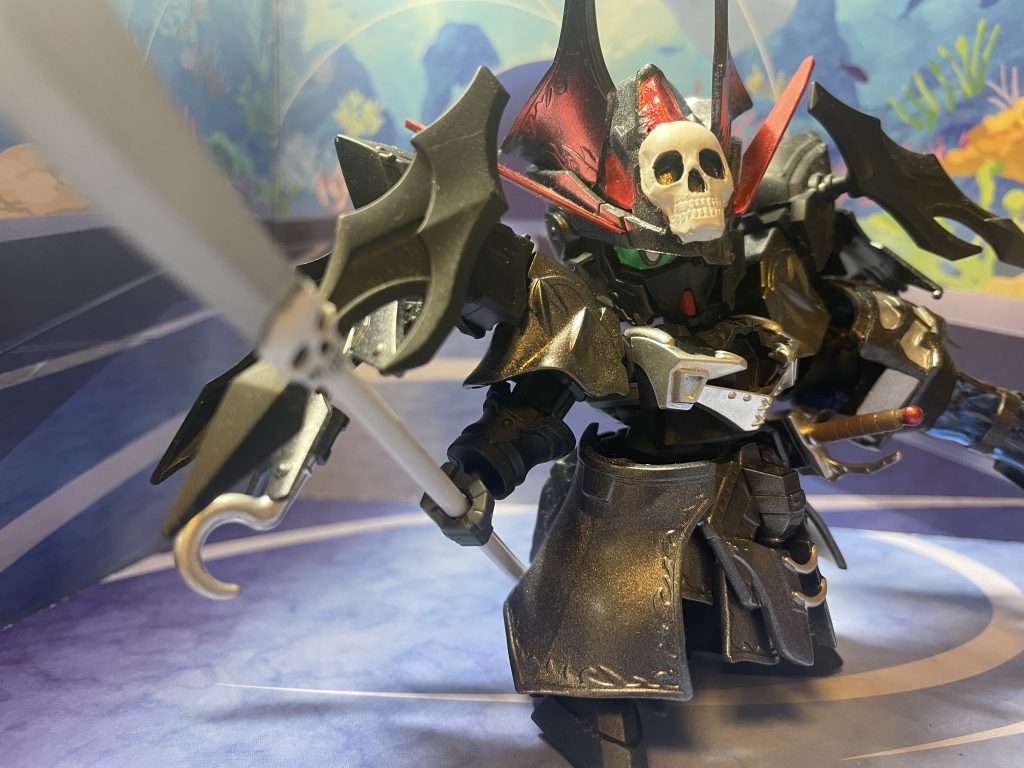 右手は薙刀wちょうどいいのが余ってまして。