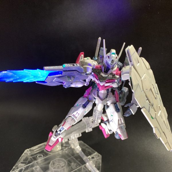 hgガンダムルブリス部分改修ランナー色分けパール筆塗り