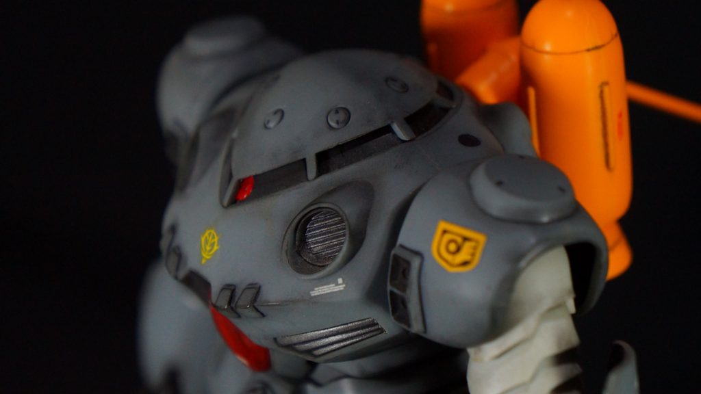 アップにすると雑な汚しが目立ちます。久しくウェザリングはやっていませんが、また挑戦したいですね。