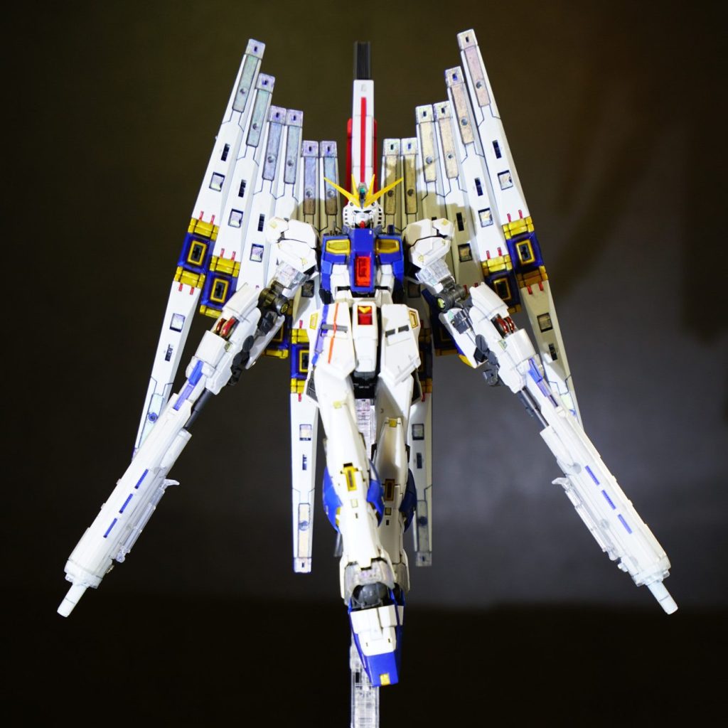 νガンダム立像 RX-93ff ダブルフィンファンネル+ロングレンジフィンファンネル装備型｜rex0904さんのガンプラ作品｜GUNSTA（ガンスタ）