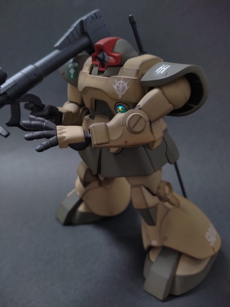 ジオン公国地球方面軍 アフリカ軍団デカールはドイツ88mm砲と3号N型から拝借しました。