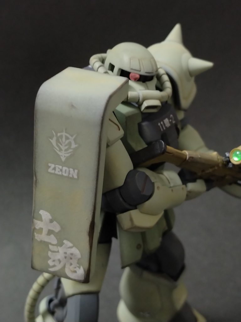 日系パイロットの設定です。オレ専用機(笑)3、4年前に作製したものです。『士魂』これで飲めます!🍺o(*´ω`*)