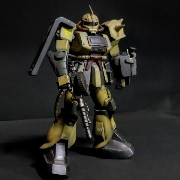 ザク デザートカラー モビルスーツアンサンブル 01 1.5 リペイント 改修 デザートザク・ガンプラ改造作品まとめ｜ガンダムZZ｜GUNSTA