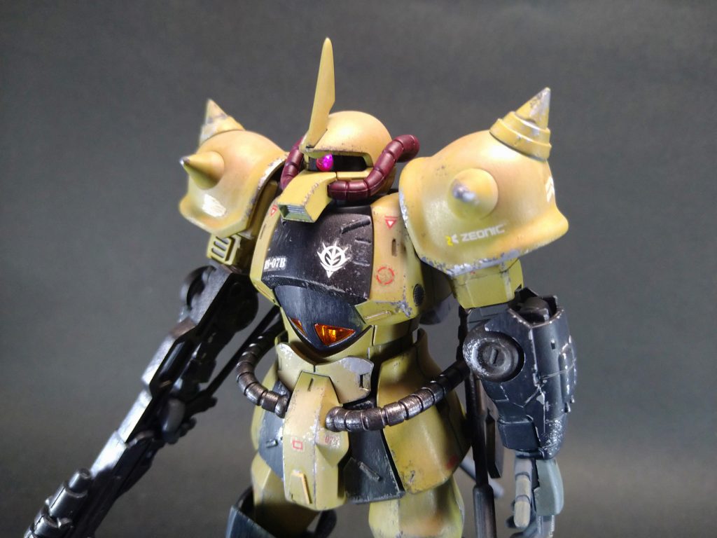 基本塗装後は、ウェザリングカラーとエナメル塗料でフィルタリング・チッピング・ドライブラシで汚し塗装を。ここで塗装の紹介を(汗)