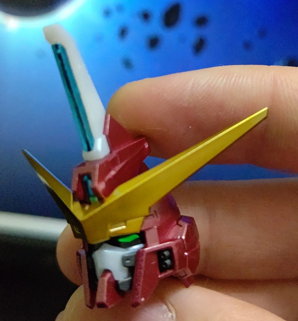 元の頭部。正直このまま弄らなければ良かったのについやっちゃってしまった…