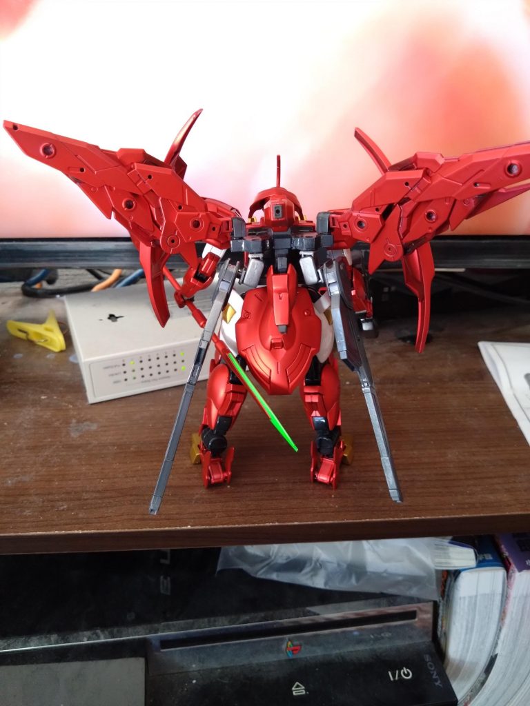 ダリルバルデのバックパックに30MMとフリーダムのレールガンを付けました