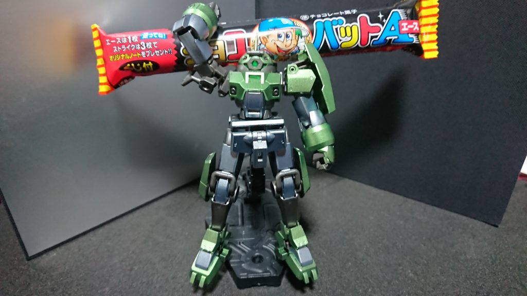 釘バットは用意できなかったので代わりのバットを。