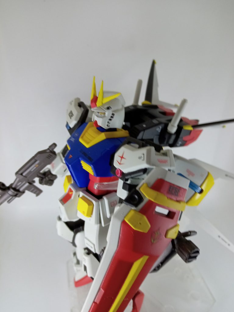 エールストライカーが改造無しで付いたのでラッキーでした、これでストライク要素が目立つようになりました。